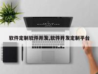 软件定制软件开发,软件开发定制平台