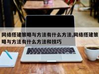 网络搭建策略与方法有什么方法,网络搭建策略与方法有什么方法和技巧