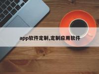 app软件定制,定制应用软件