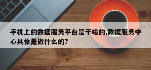手机上的数据服务平台是干啥的,数据服务中心具体是做什么的?
